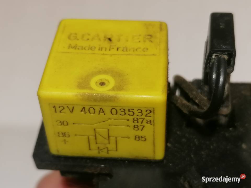 przekaźniki wentylatorów 12V 40A Renault modele