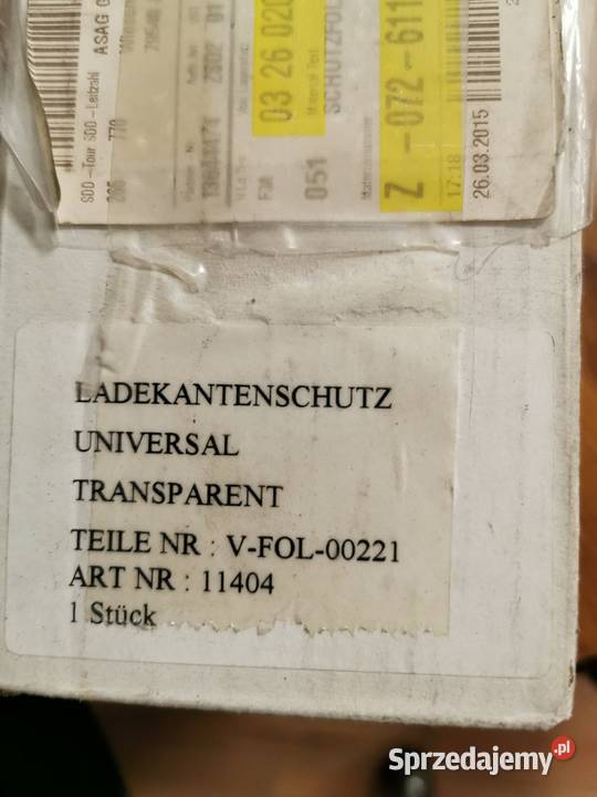 Oryginalne naklejki progowe i na zderzak tył VW Tuning Luzino sprzedam