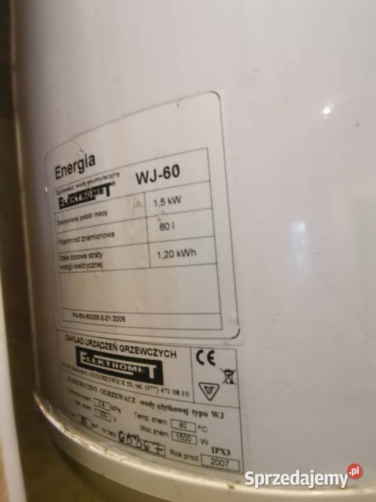 Bolier elektryczny 60l Lublin