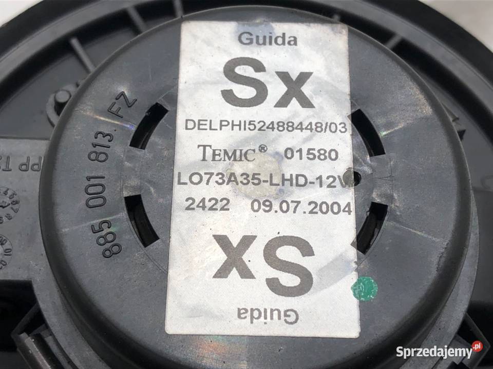 DMUCHAWA NAWIEWU ALFA GT 885001755 WENTYLATOR