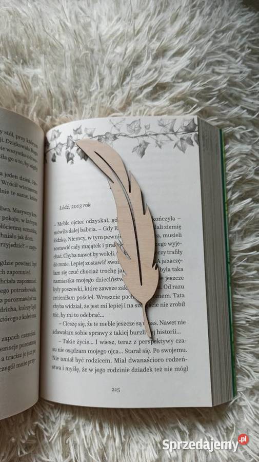 Drewniana Grawerowana Dwustronnie Zakładka do Pozostałe Kraków sprzedam