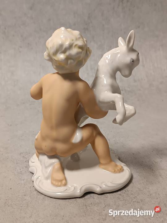 WALLENDORF Putto z z koziołkiem Kolekcjonerski Dobrzany