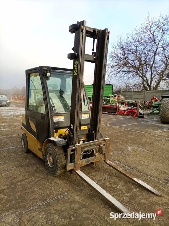 Wózek widłowy Yale gaz prezesów boczny Brzeg