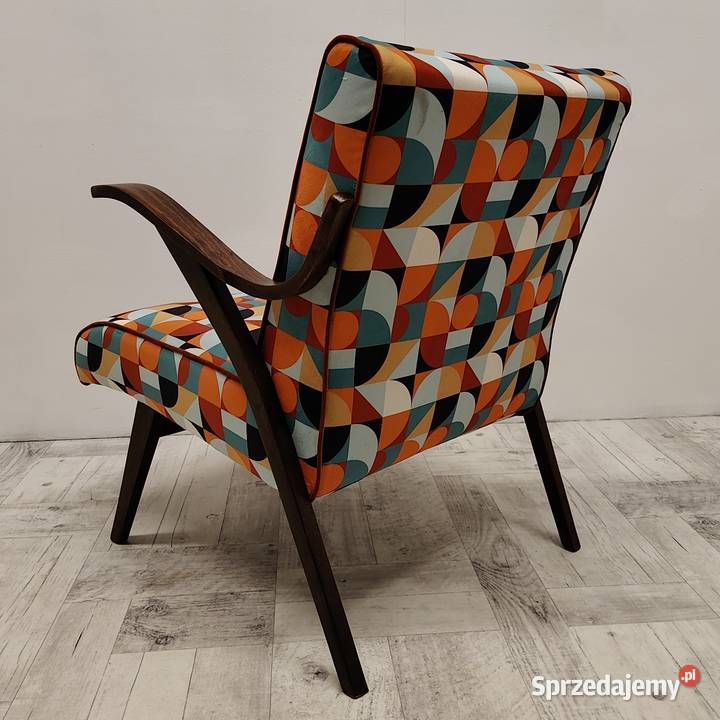fotel PRL design Czechosłowacja lata 70te Radomsko