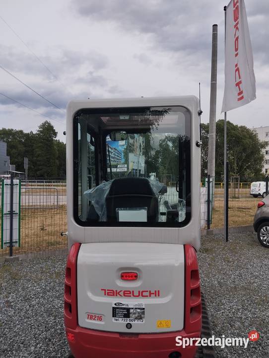 Nowa japońska minikoparka Takeuchi TB216 V0 Białystok