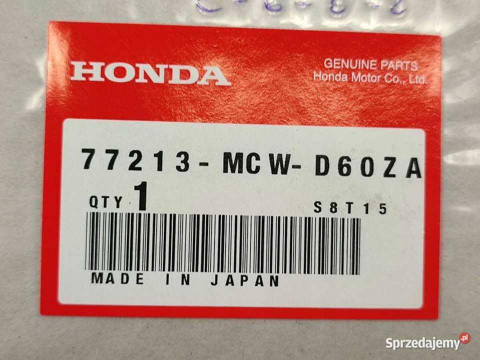 NAKLEJKA HONDA NA ZADUPEK VFR800 2004 2005 NOWA