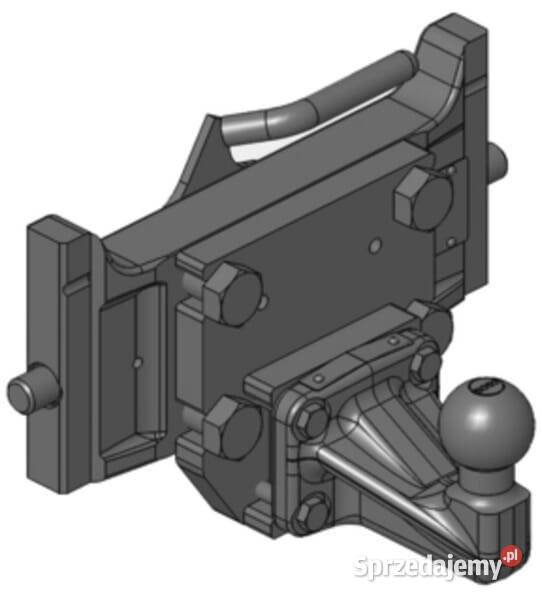Zaczep transportowy kulowy K50 314 mm Do maszyn uprawowych Kamionna