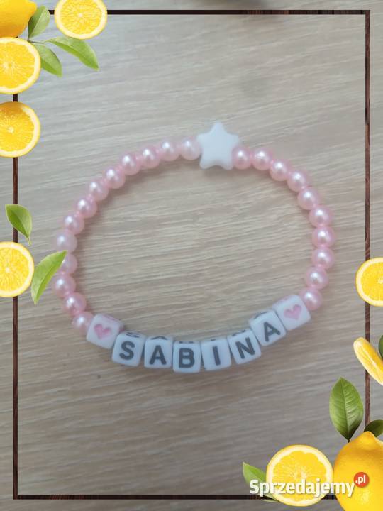 Bransoletki imienne personalizowane Żory