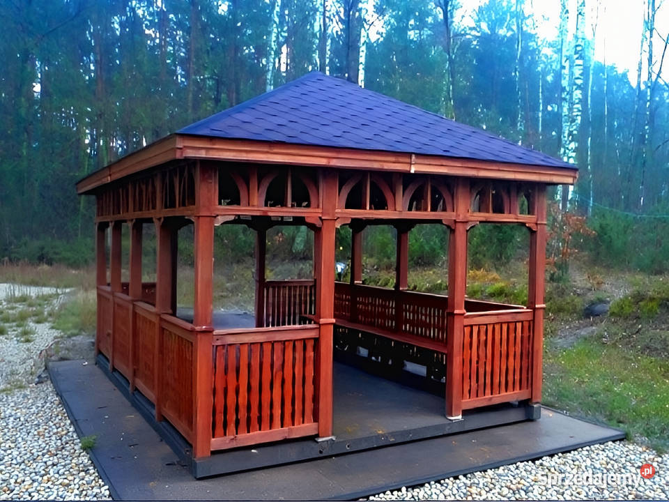 ALTANA 11 4x6 DREWNIANA SOSNOWA OGRODOWA Altany i wiaty