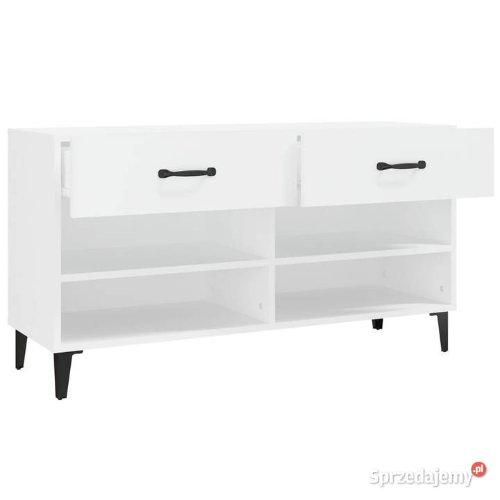 Szafka na buty biała 102x35x55 materiał Warszawa