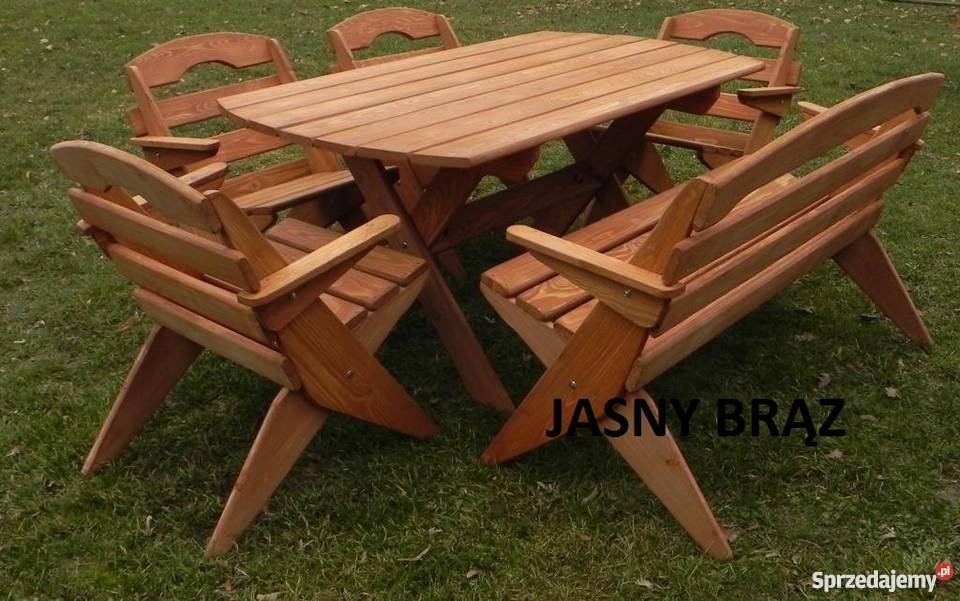 OKAZJA KOMPLET SKŁADANYCH MEBLI OGRODOWYCH Rydułtowy