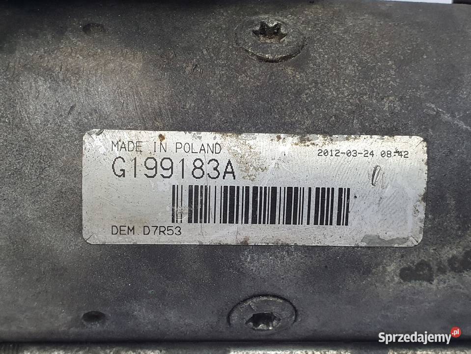 ROZRUSZNIK Renault Master II Movano 25 DCI osobowe Układ elektryczny, zapłon Chełm sprzedam