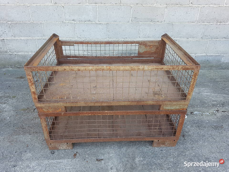 Giterbox 12 pojemnik metalowy siatkowy Wiskitki