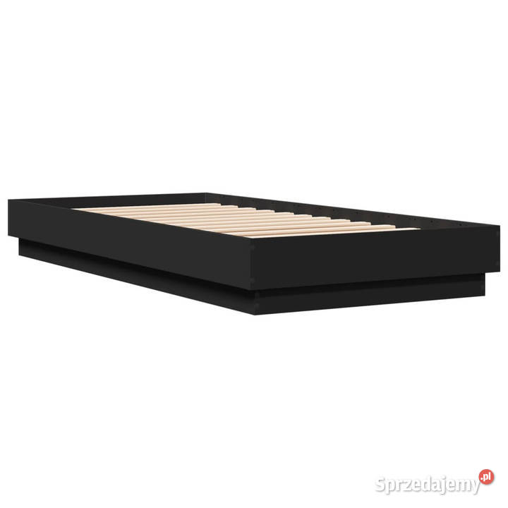 Rama łóżka z oświetleniem LED czarna 100x200 Warszawa sprzedam