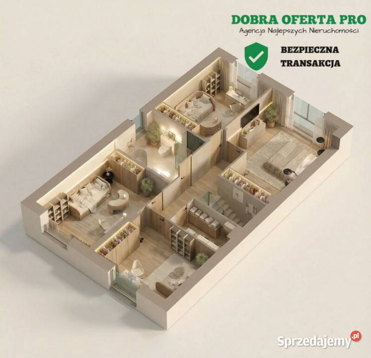 Nowoczesny dom 158 m z działką 510 m 2026 balkon Gdańsk