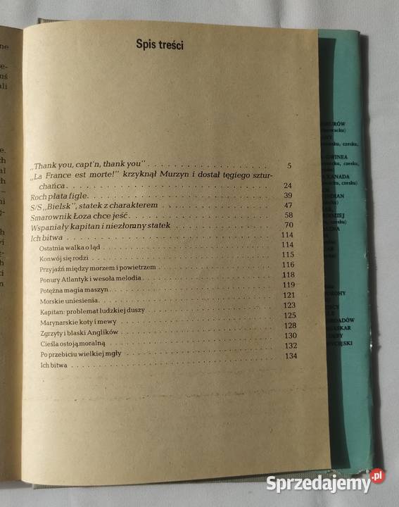 DZIĘKUJĘ CI KAPITANIE Arkady Fiedler Hajnówka