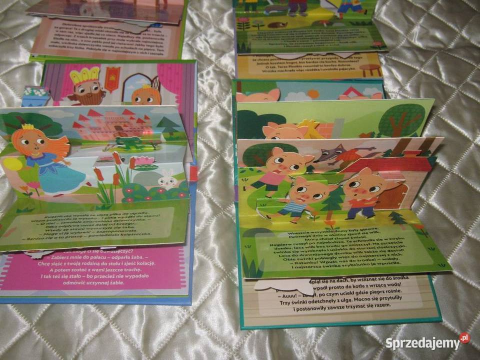 Zestaw książeczek rozkładanych 4sztuki Nowe sprzedam