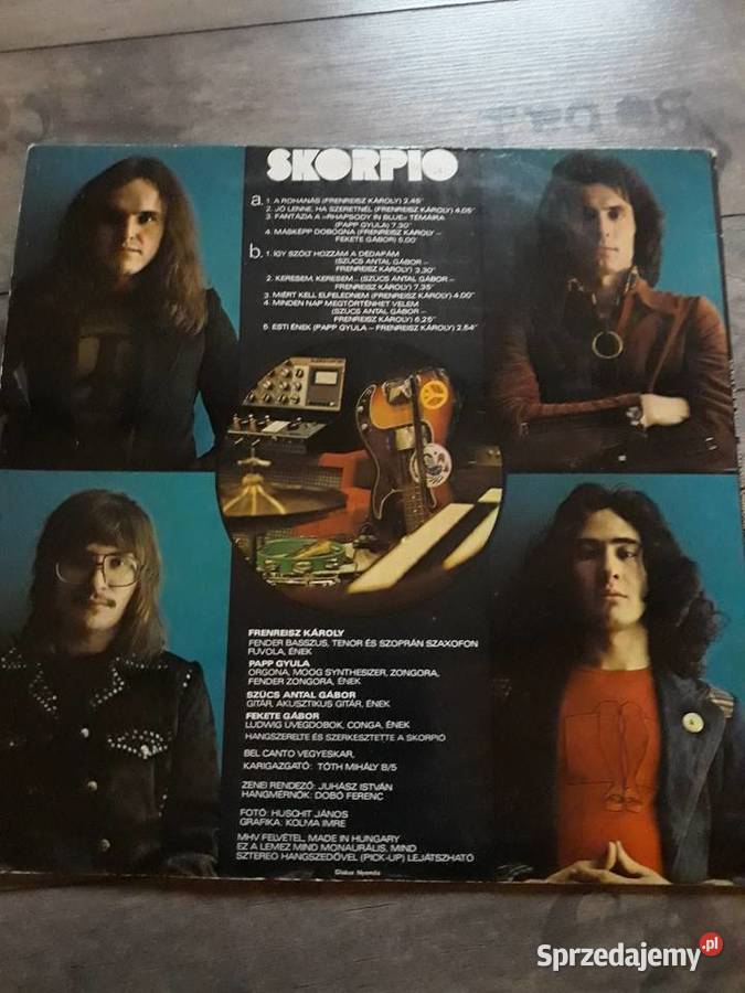 Archiwum węgierskiego HARD ROCK SCORPIO A 1 płyta Płyty i kasety