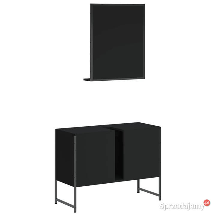 Zestaw 2 szafek do łazienki czarny WM3214339 sprzedam