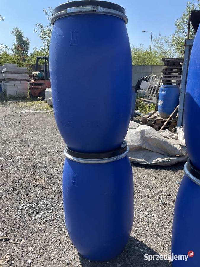 Beczki plastikowe 120L kompletne szczelne nowe Pozostałe