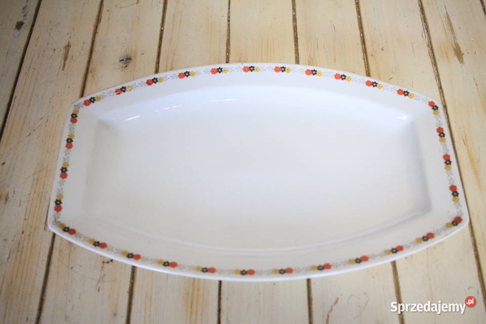 Ćmielów taca porcelanowa PIĘKNA Pszczyna