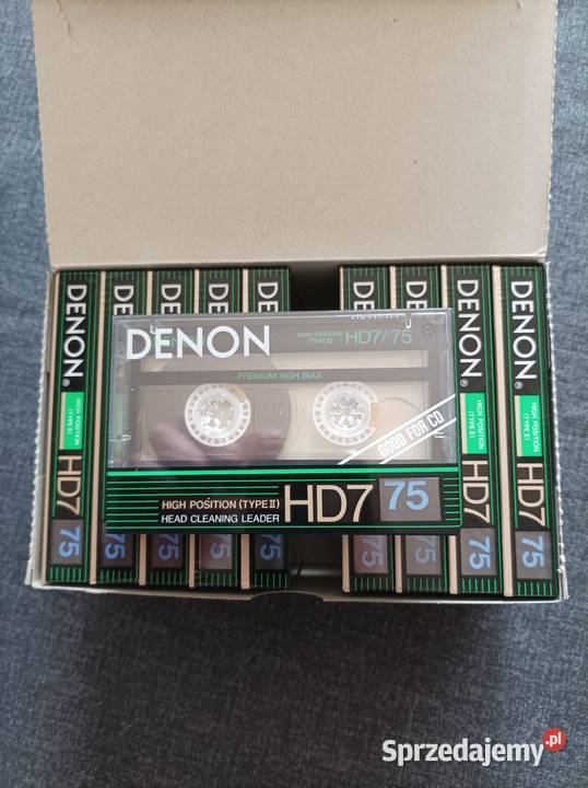 Kaseta DENON HD7 Premium 75 Super Chrom CrO2 10 Płyty i kasety mazowieckie Warszawa