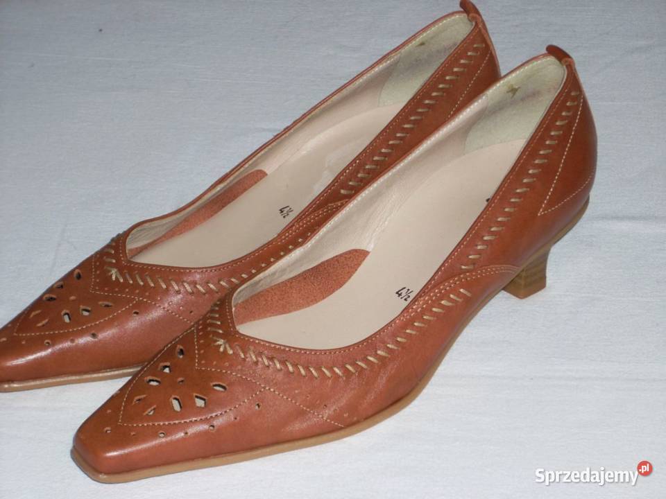 RENE by ARA buty eleganckie 45 Nowe 37 375 skóra brązowy/beżowy Nowy Sącz
