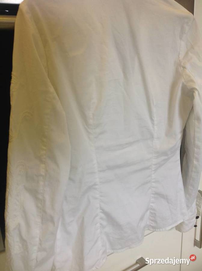 Biała Koszula Damska LAURA BIAGIOTTI ROMA XXSXS biały Nowa Sól