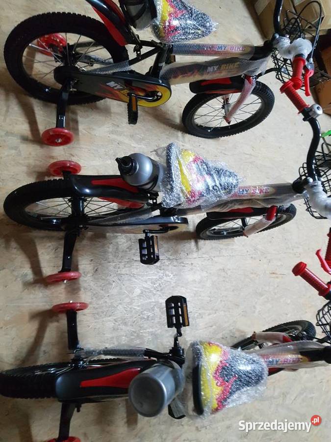 Rowerek my bike czerwono czarny 16 4 lata Rowery Głogowa sprzedam