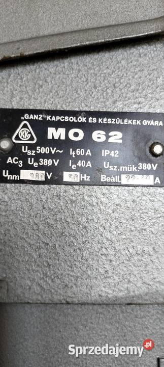 MO 62 wyłącznik olejowy Poręba