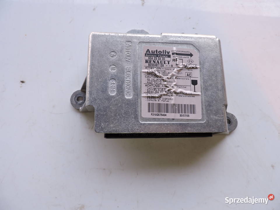 Sensor AirBag Renault Grand Scenic II 16 B Myszków