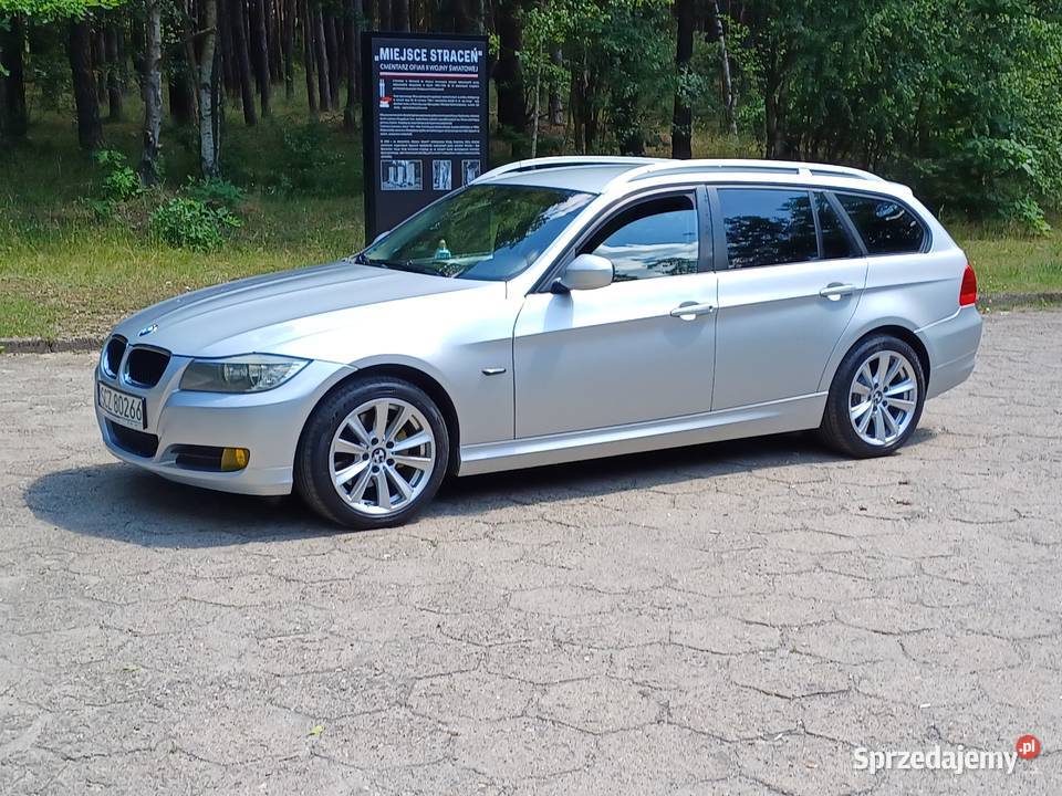BMW Seria 3 2009r LIFT 318d 143 Klimatyzacja przyciemniane szyby śląskie Starcza