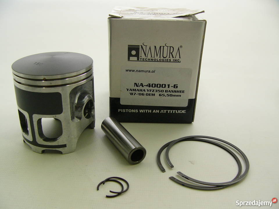 TŁOK komplet tłokowy NAMURA 6550 mm YFZ350 RD350 śląskie Zabrze