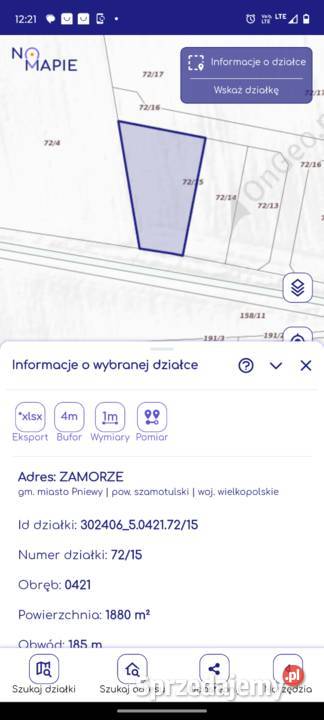 Działki budowlane Pniewy sprzedam