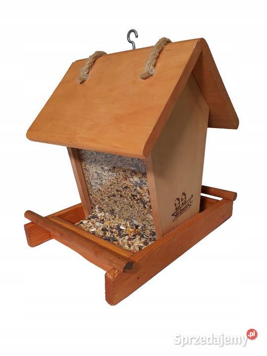 KARMNIK PTAKÓW na parapet z zasypem na ziarno z lubuskie Zielona Góra