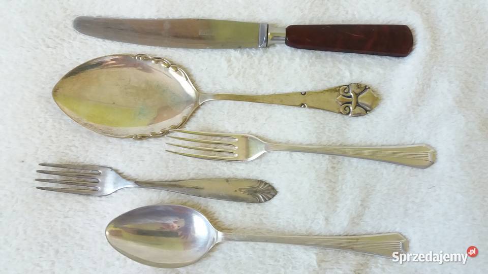 Stare Przedwojenne Sygnowane Sztućce i inne Pozostałe mazowieckie Płońsk