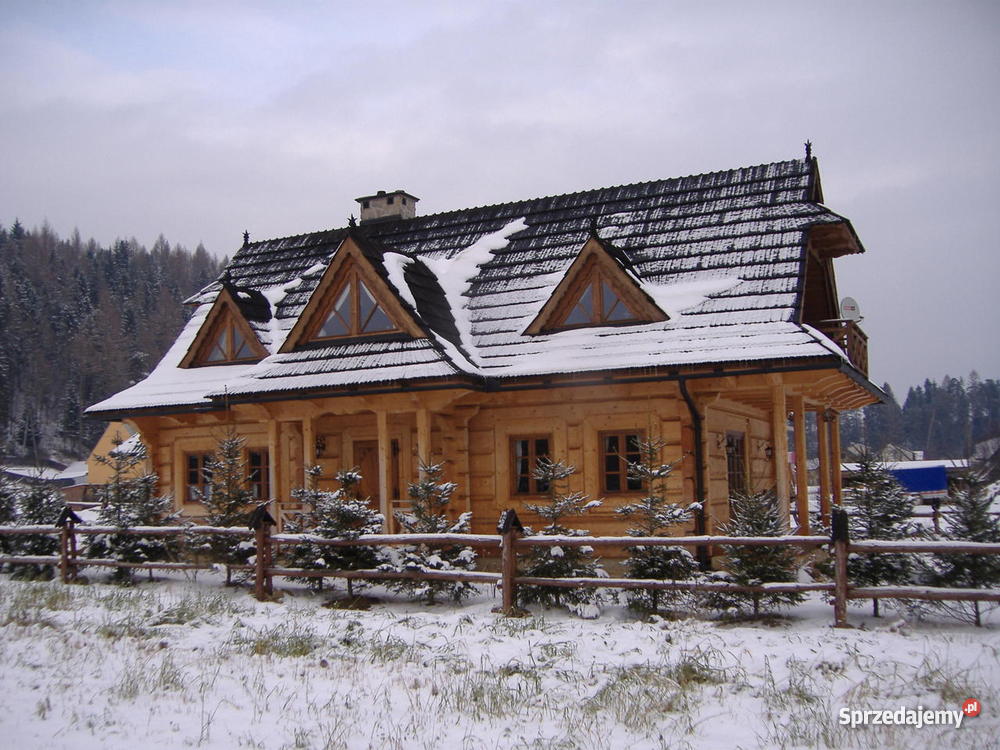 Dom z bali Pieniny małopolskie Niedzica