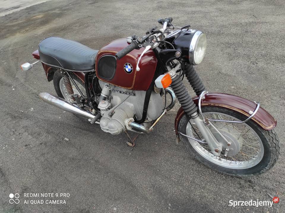Bmw r755 piekny klasyk wszystko sprawne palaący nieuszkodzony BMW wielkopolskie Leszno