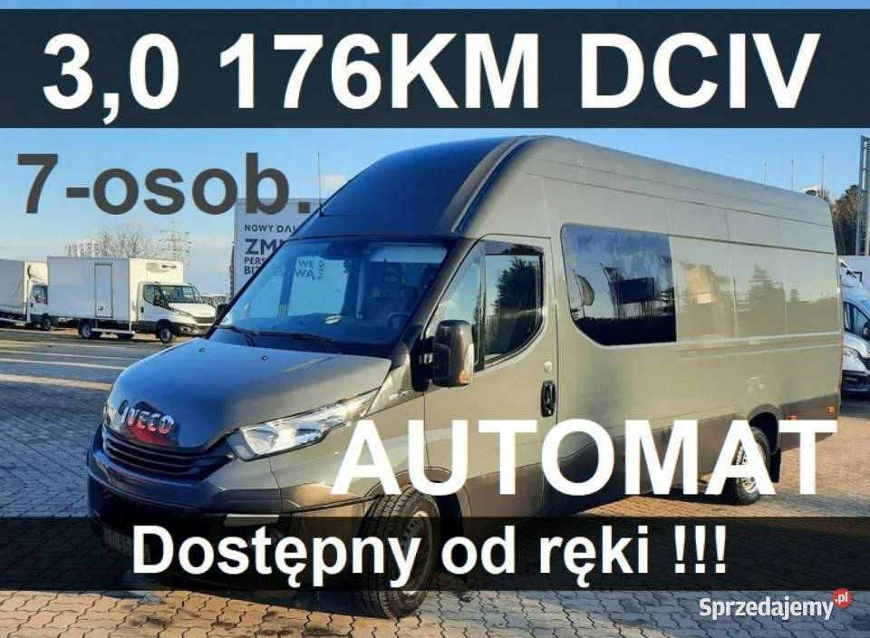 Iveco Daily 35S18 H 16m3 L4H2 Brygadowy 7-osob. Automat Kam…