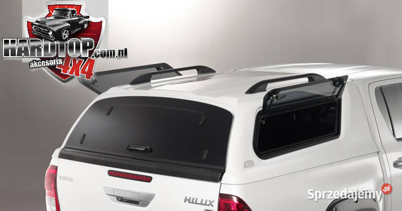 Zabudowa Toyota Hilux HARDTOP na pakę 2016 Szyby terenowe Pozostałe Pasłęk