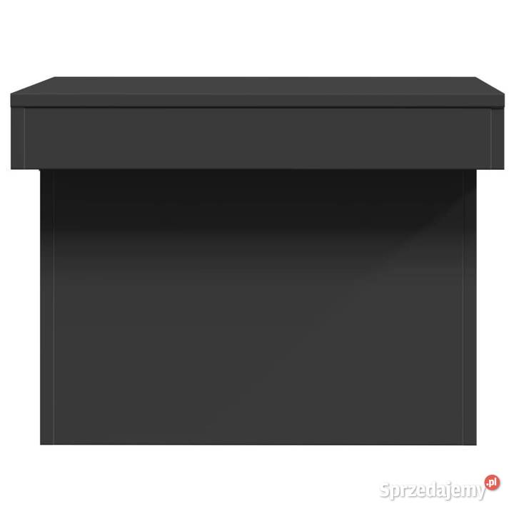Stolik kawowy czarny 100x55x40 materiał Warszawa