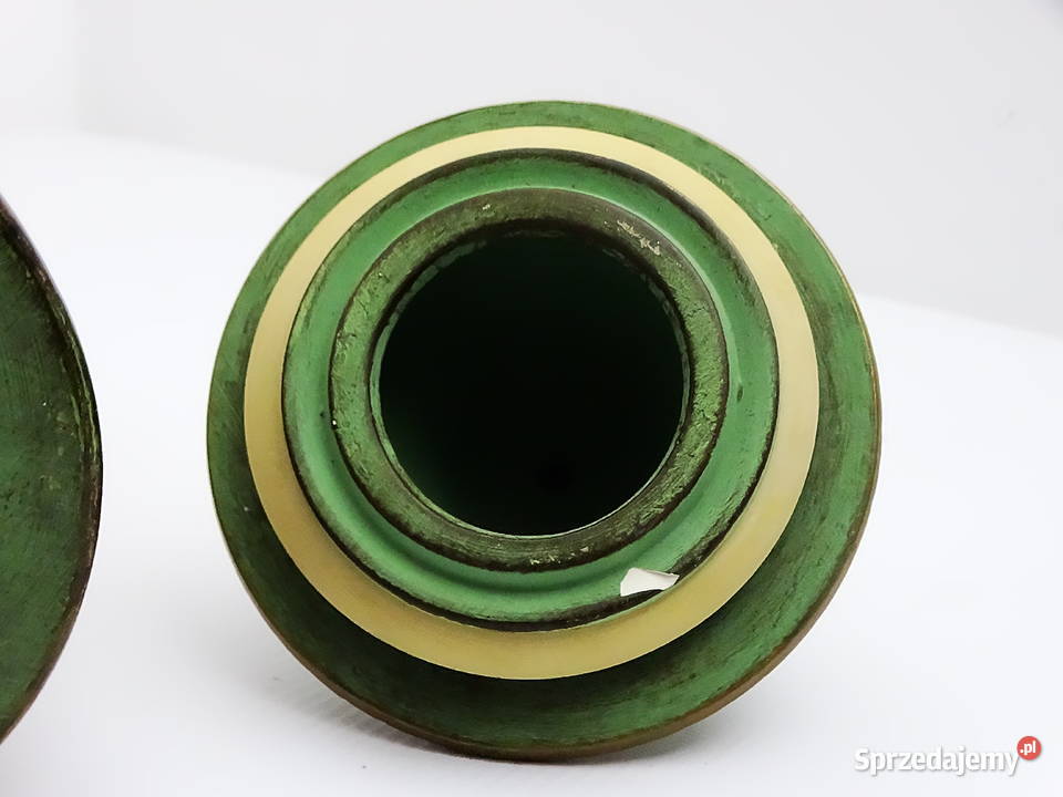 Zabytkowy pojemnik aptekarski z ilustracją lubelskie Biłgoraj sprzedam