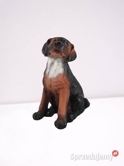 Figura Dekoracja Rottweiler Mały Siedzący Tuchowicz