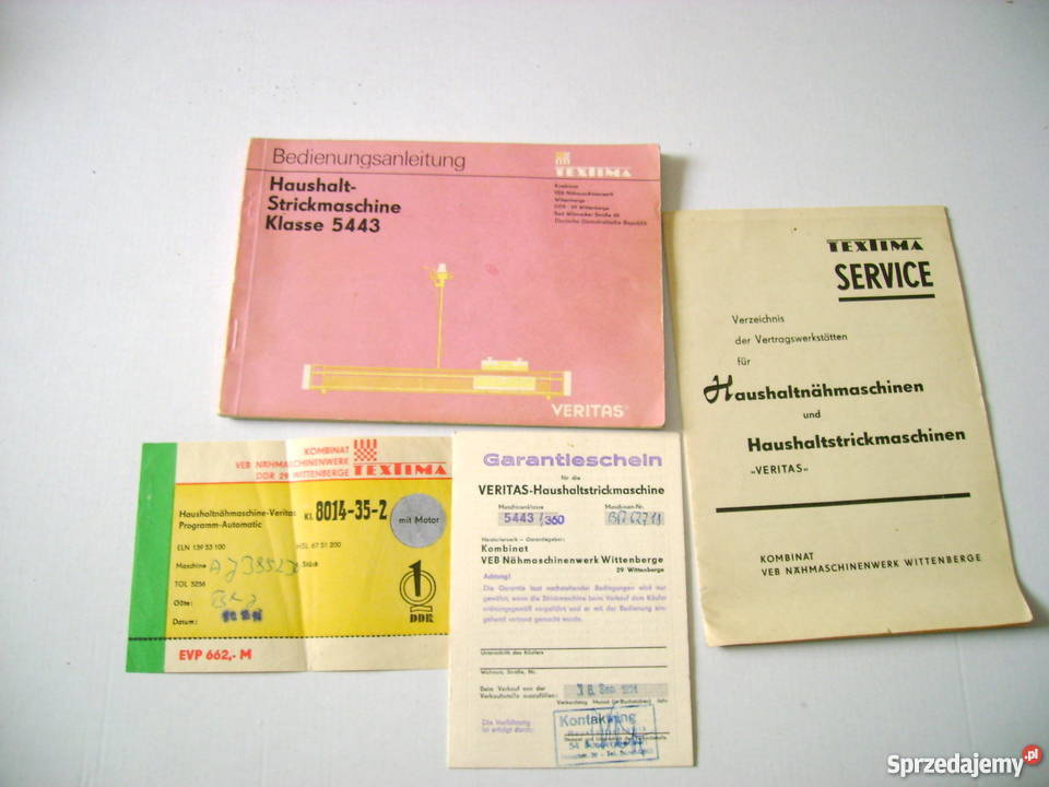 MASZYNA DO SWETROW VERITAS 360 PELNE WYPOSAZENIE Pozostałe Konin sprzedam