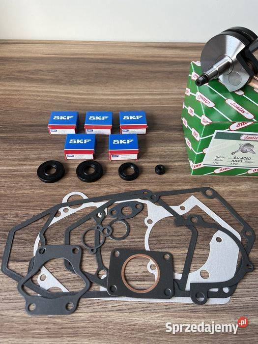 NOWY KOMPLETNY WAŁ KORBOWY DUELLS ŁOŻYSKA Bielsko-Biała