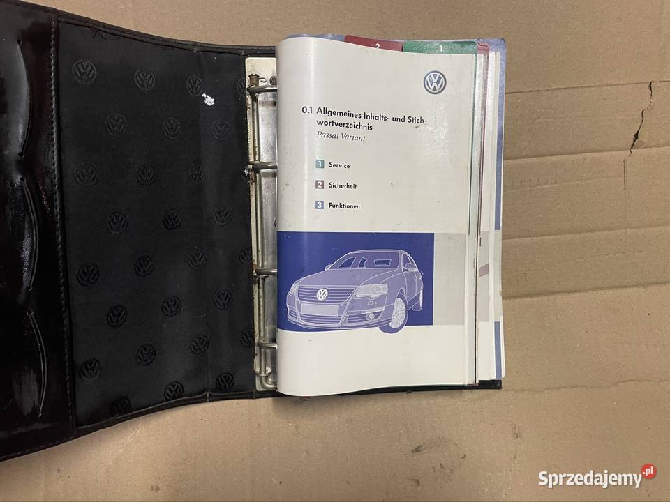 Książka serwisowa volkswagen Passat b6 vw Szczecin sprzedam