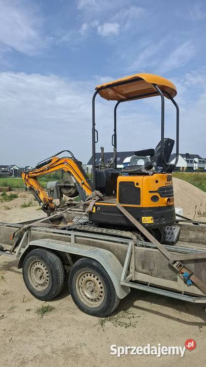 Minikoparka Berger Kraus BK1200AS KUBOTA 26 MTH Koparki Bielawa