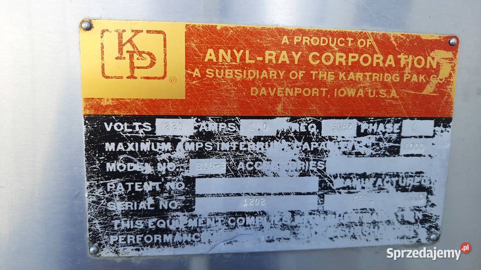 205A	RENTGEN MIĘSA FIRMY SELO MODEL NO3163