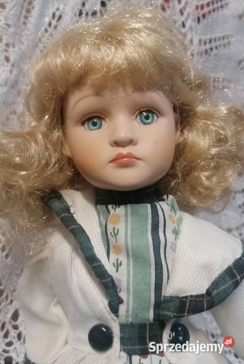Przepiękna lalka porcelanowa w stylu ludowym Piekary Śląskie
