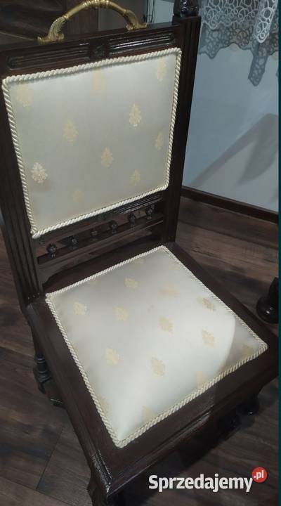 Stół dębowy z krzesłami lubelskie Rusiły